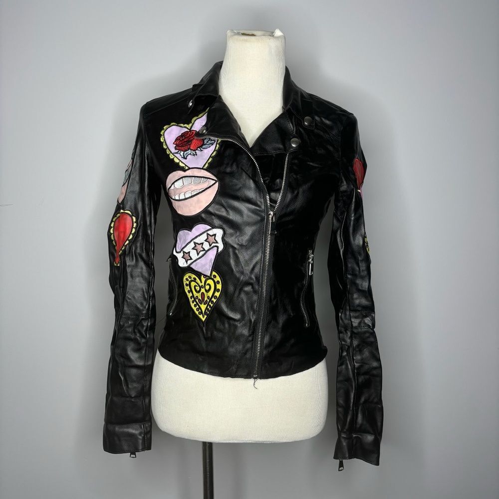 Glamorous- Black Graphic Jacket